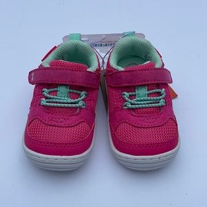Baby Girl’s Pink Size 3 Hook & Loop Sneakers